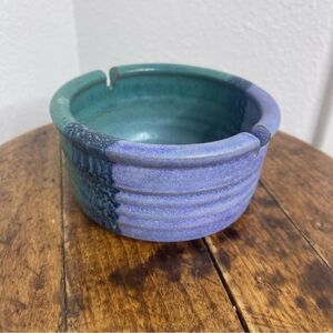 Studio pottery large ceramic if clay ash tray